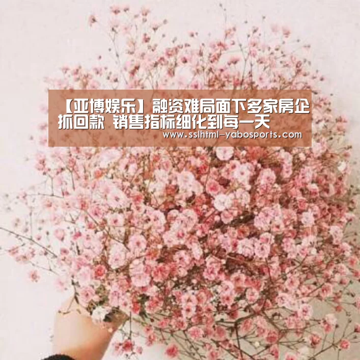 【亚博娱乐】融资难局面下多家房企抓回款 销售指标细化到每一天(图4) 亚博